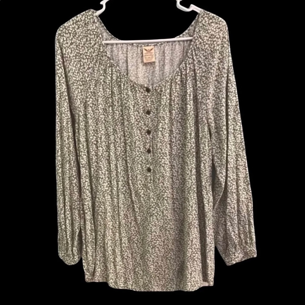 Faded Glory peasant top XL